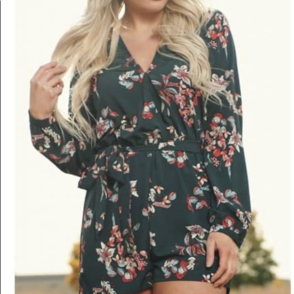 Long sleeve romper